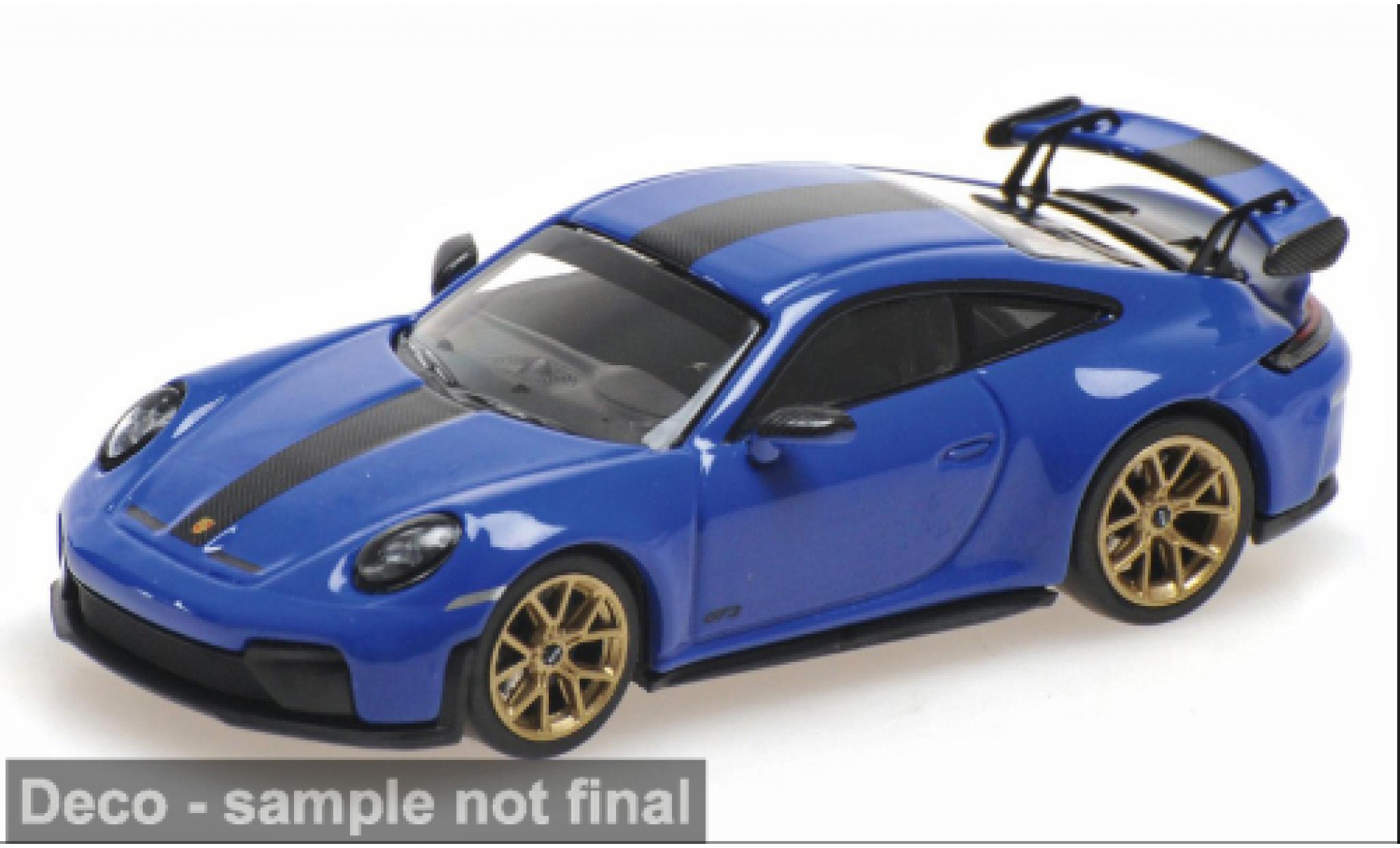 Porsche 992 GT3 1/64 Minichamps 911 (.2) blau 2025 1:64 diecast model cars