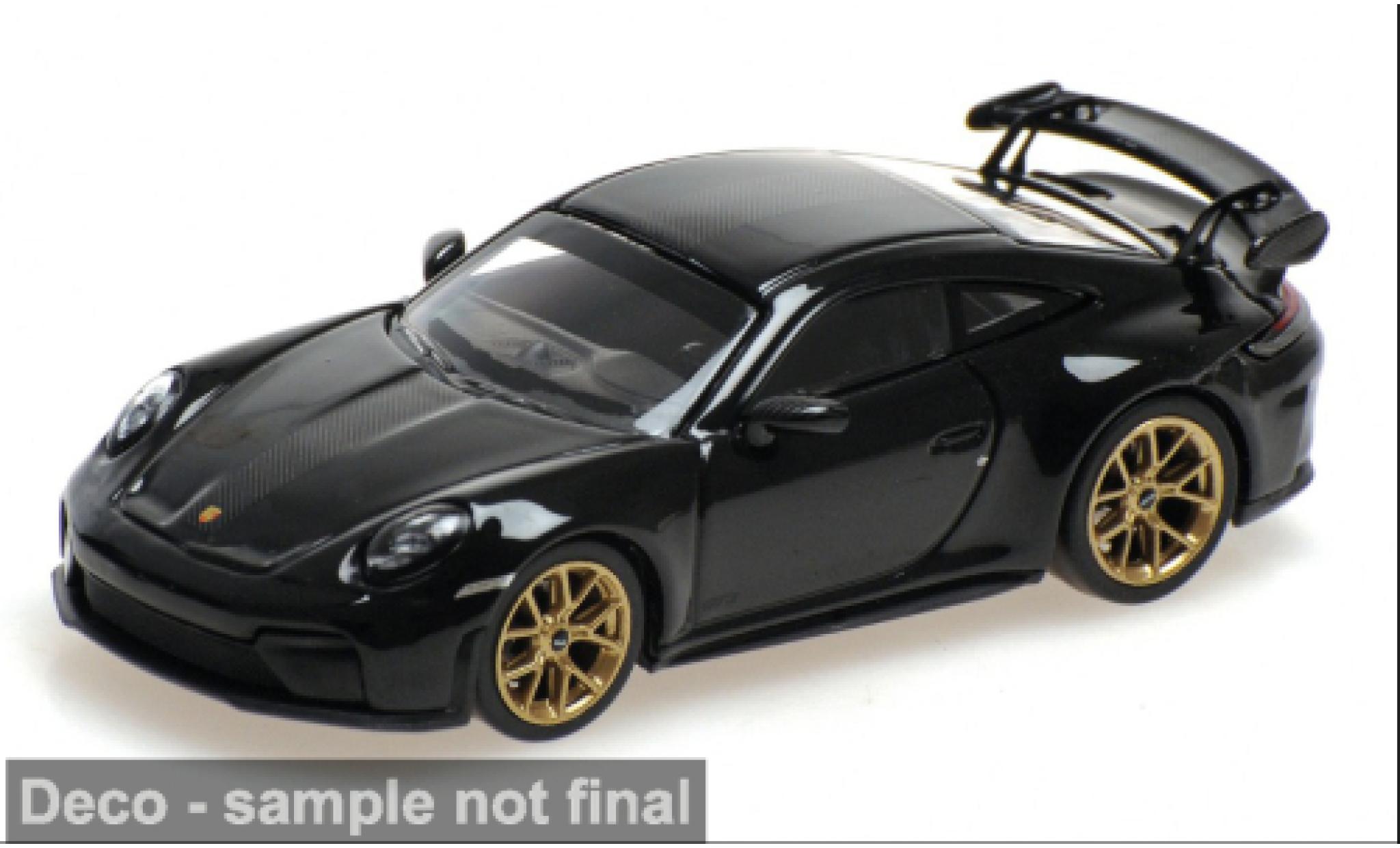 Porsche 992 GT3 1/64 Minichamps 911 (.2) schwarz 2025 1:64 diecast model cars