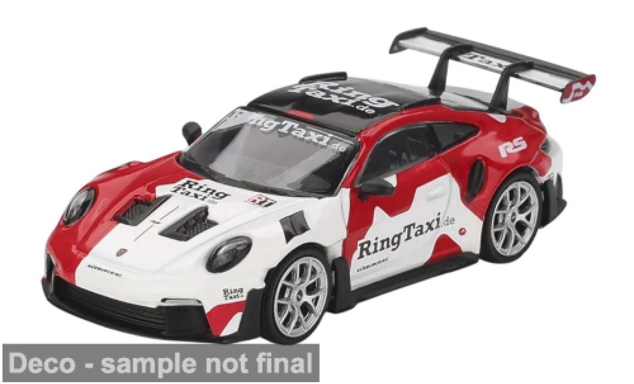 Porsche 992 GT3 R 1/64 Mini GT 911  S weiss/rot 2025 1:64 diecast model cars