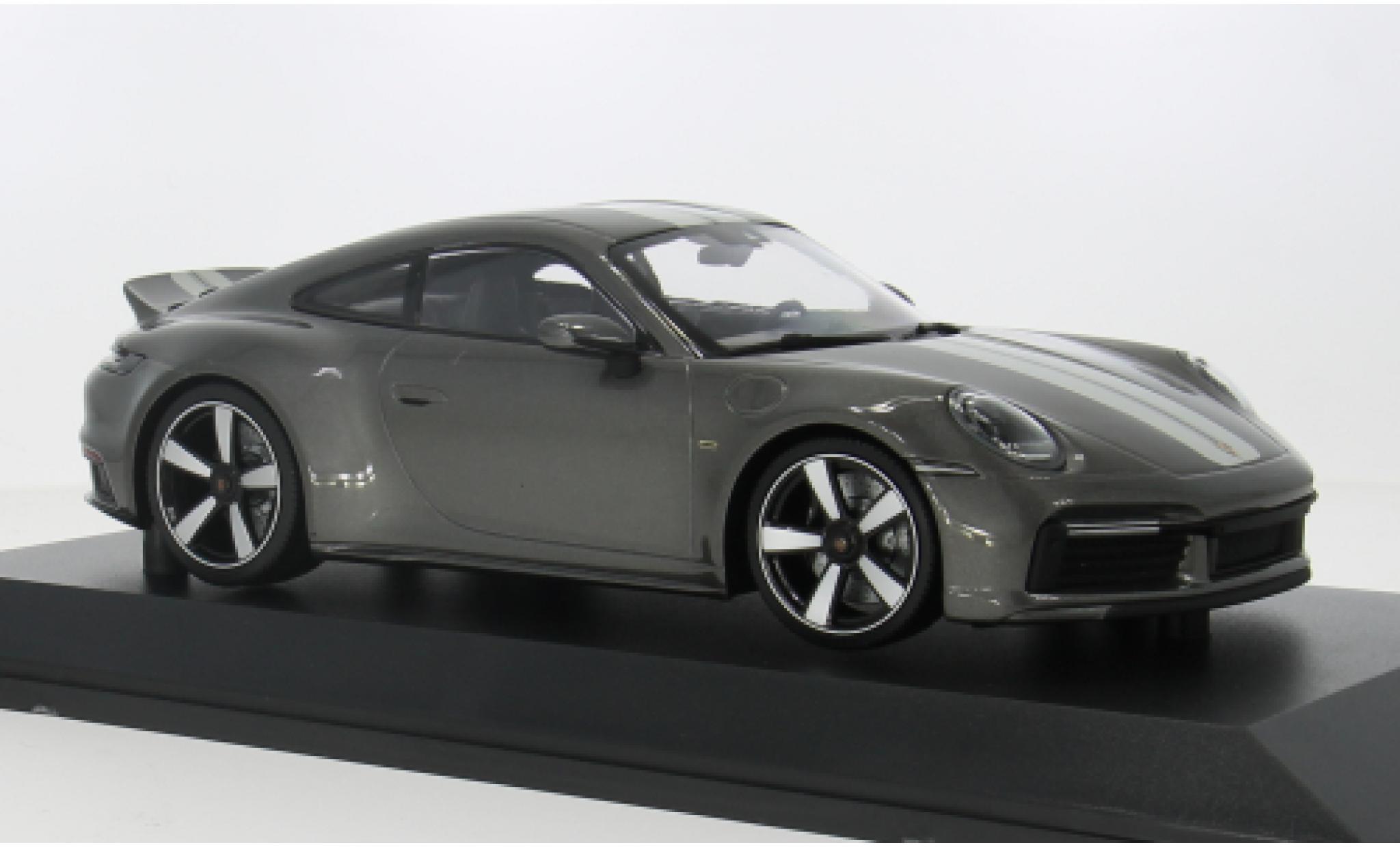 Porsche 992 1/18 Minichamps 911  Sport Classic grau 2022 1:18 diecast model cars