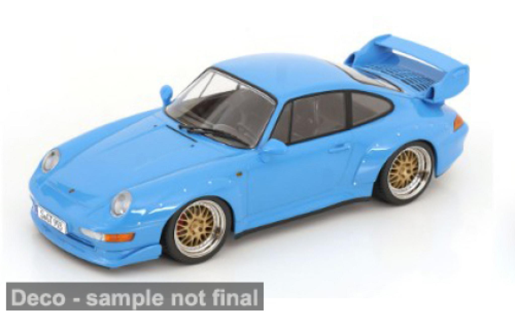 Porsche 993 GT2 1/18 KK Scale 911  blau 1996 1:18 diecast model cars