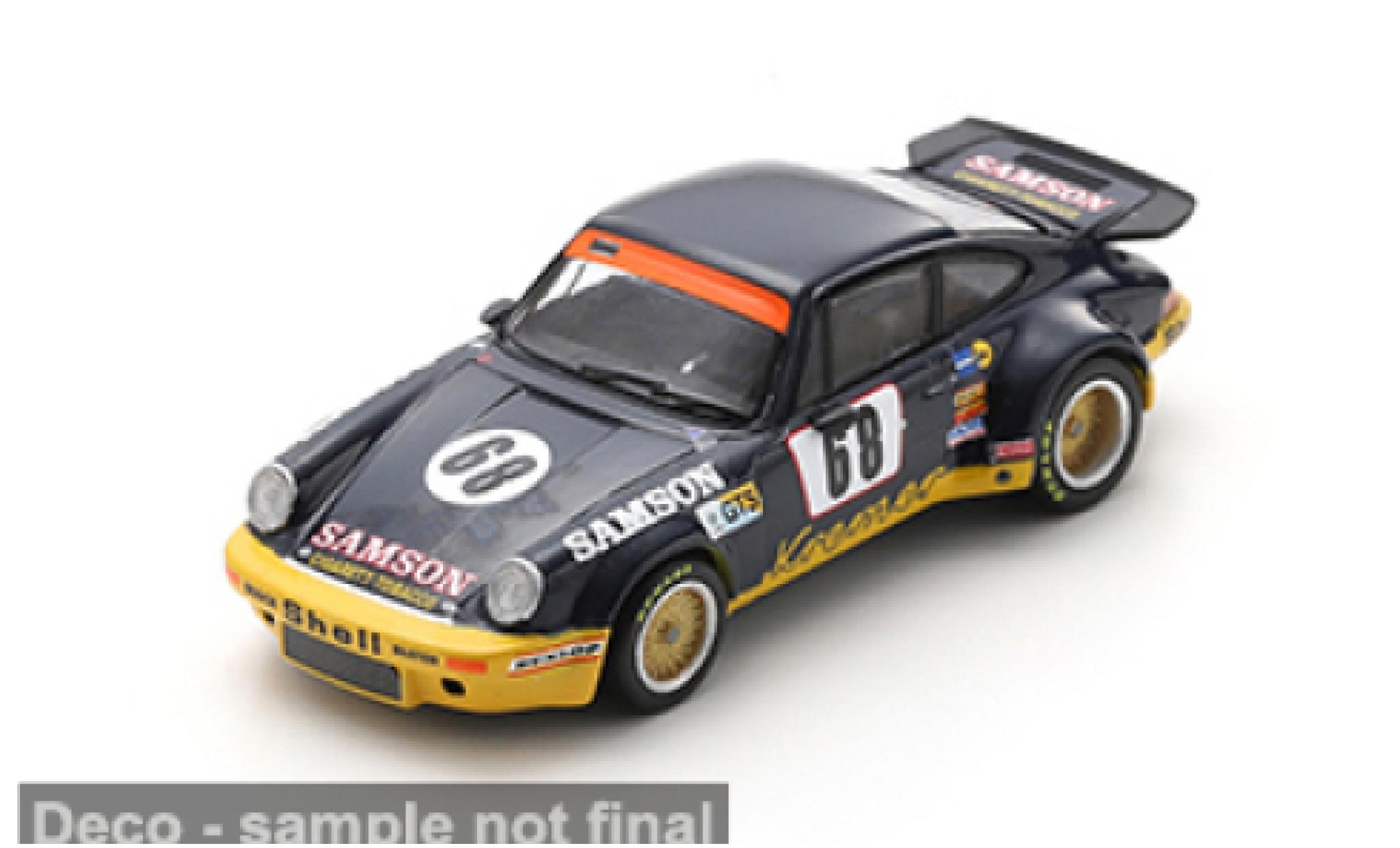 Porsche 930 RSR 1/64 Spark 911 Carrera 3.0 24h Le Mans 1974 #68 H.Heyer/E.Kremer 1:64 diecast model cars