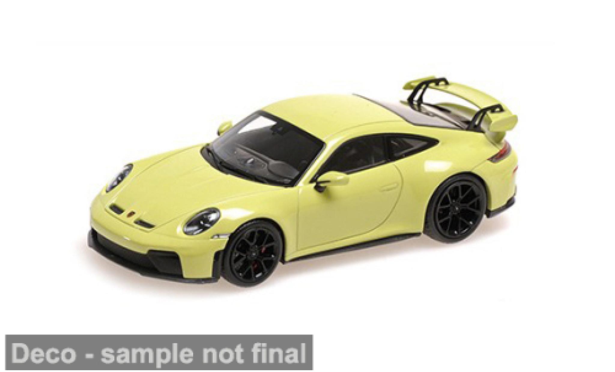 Porsche 911 1/43 Minichamps GT3 gelb 2025 1:43 diecast model cars