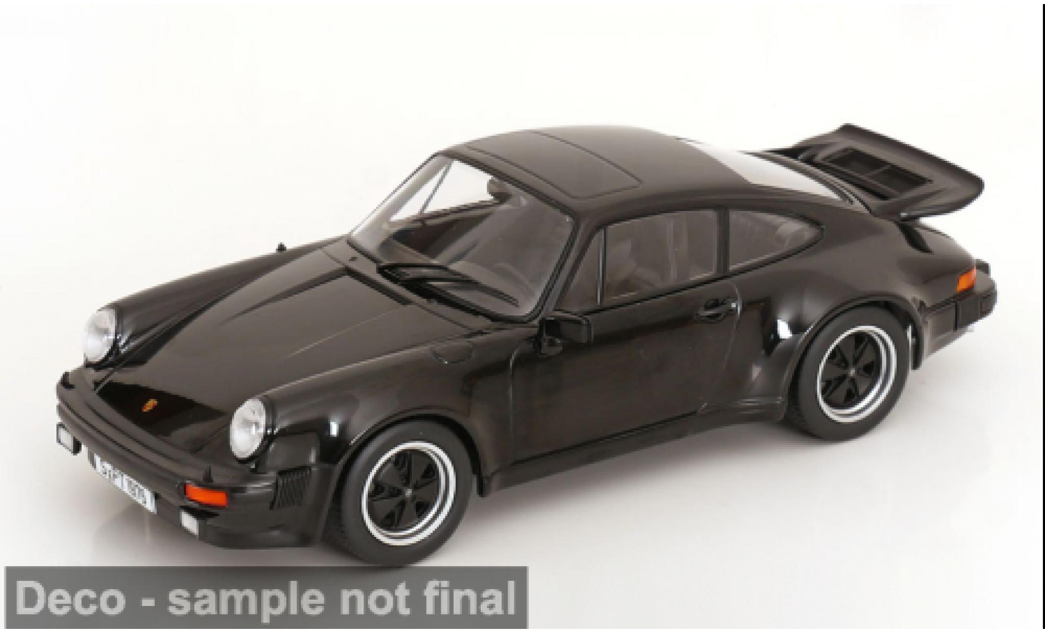 Porsche 911 Turbo 1/18 KK Scale 911 3.0  schwarz 1976 1:18 diecast model cars