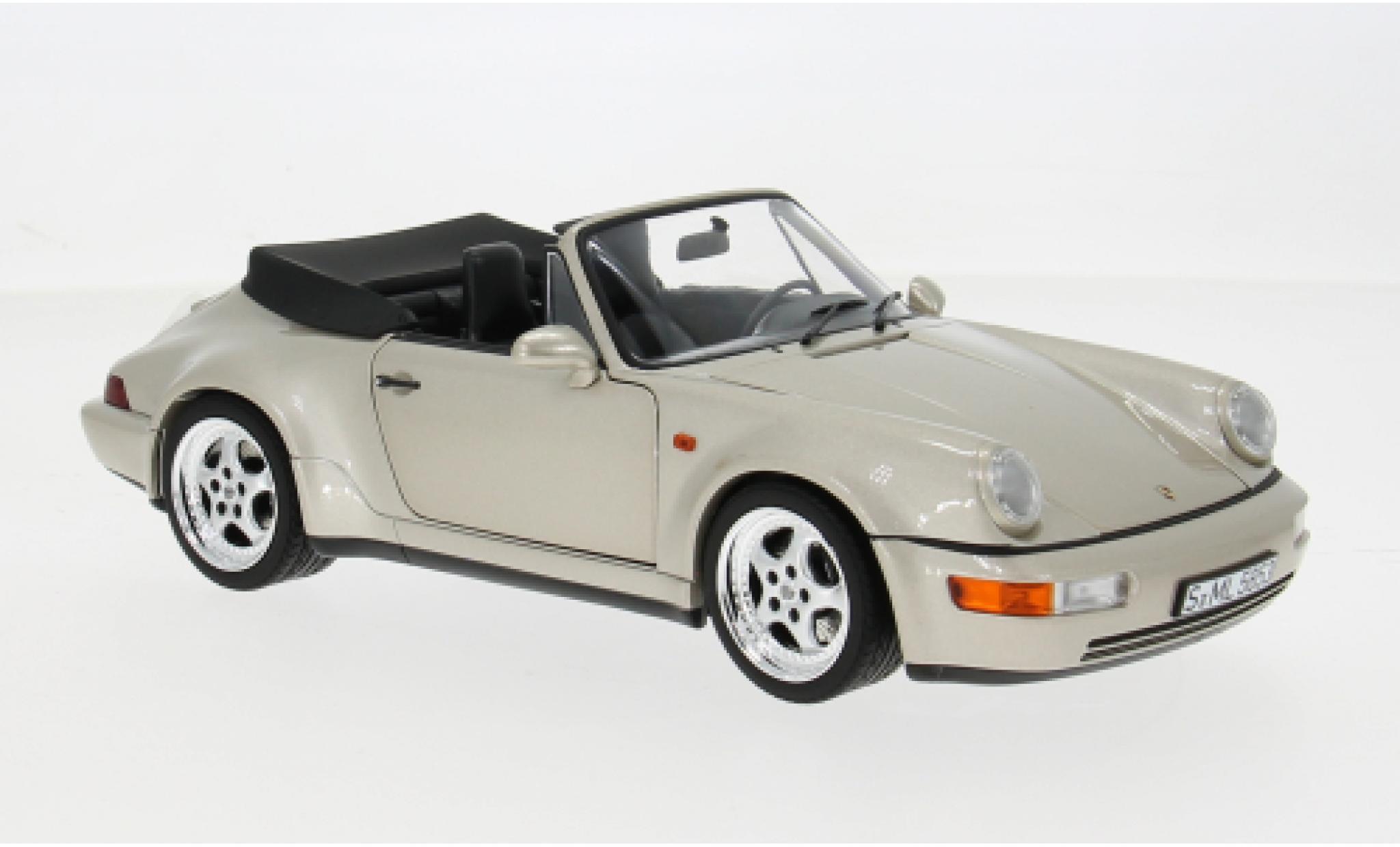 Porsche 911 Turbo 1/18 Norev 911 silber 1992 1:18 diecast model cars