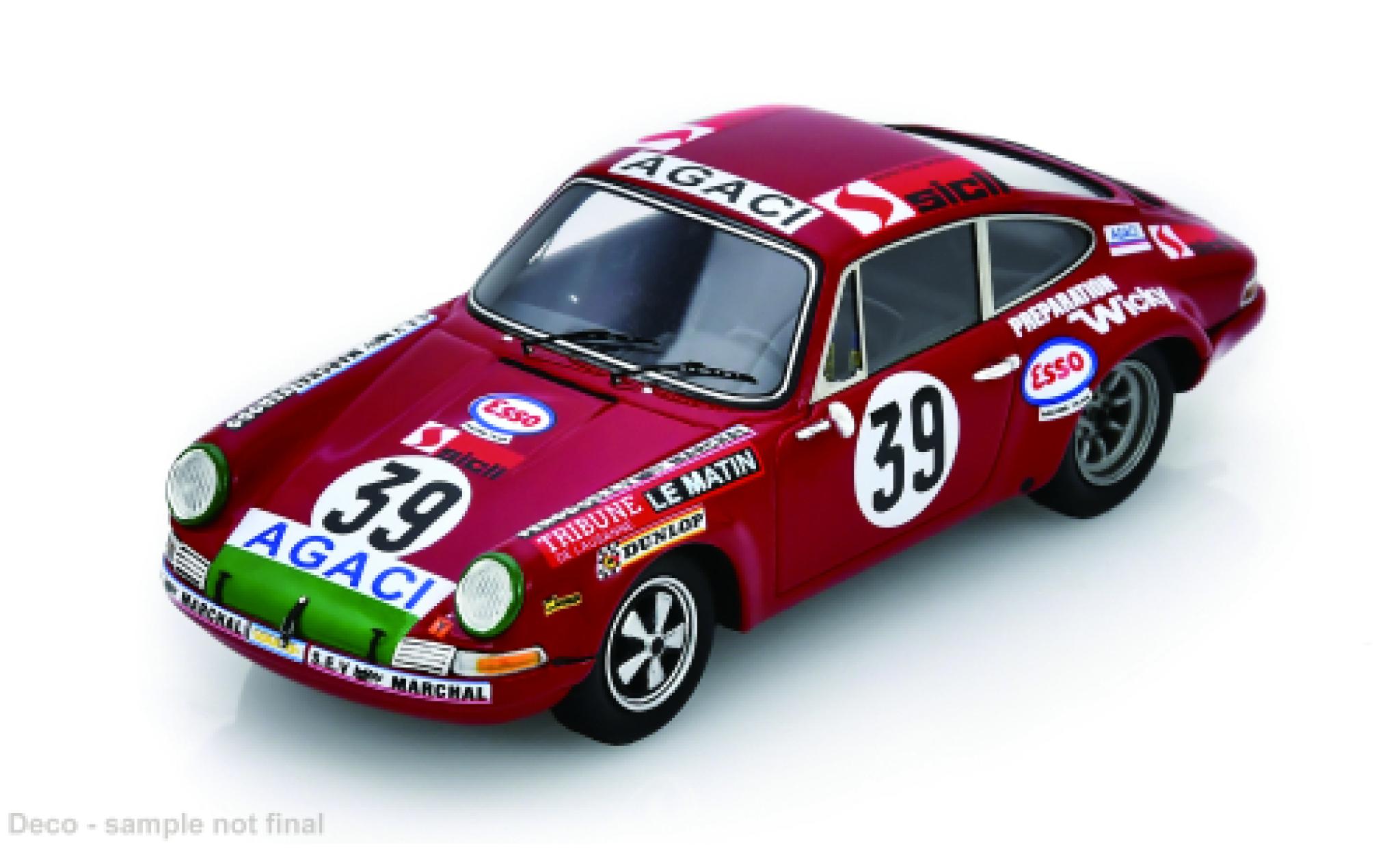 Porsche 911 1/43 Spark S 24h Le Mans 1971 #39 G.Verrier/G.Foucault 1:43 diecast model cars