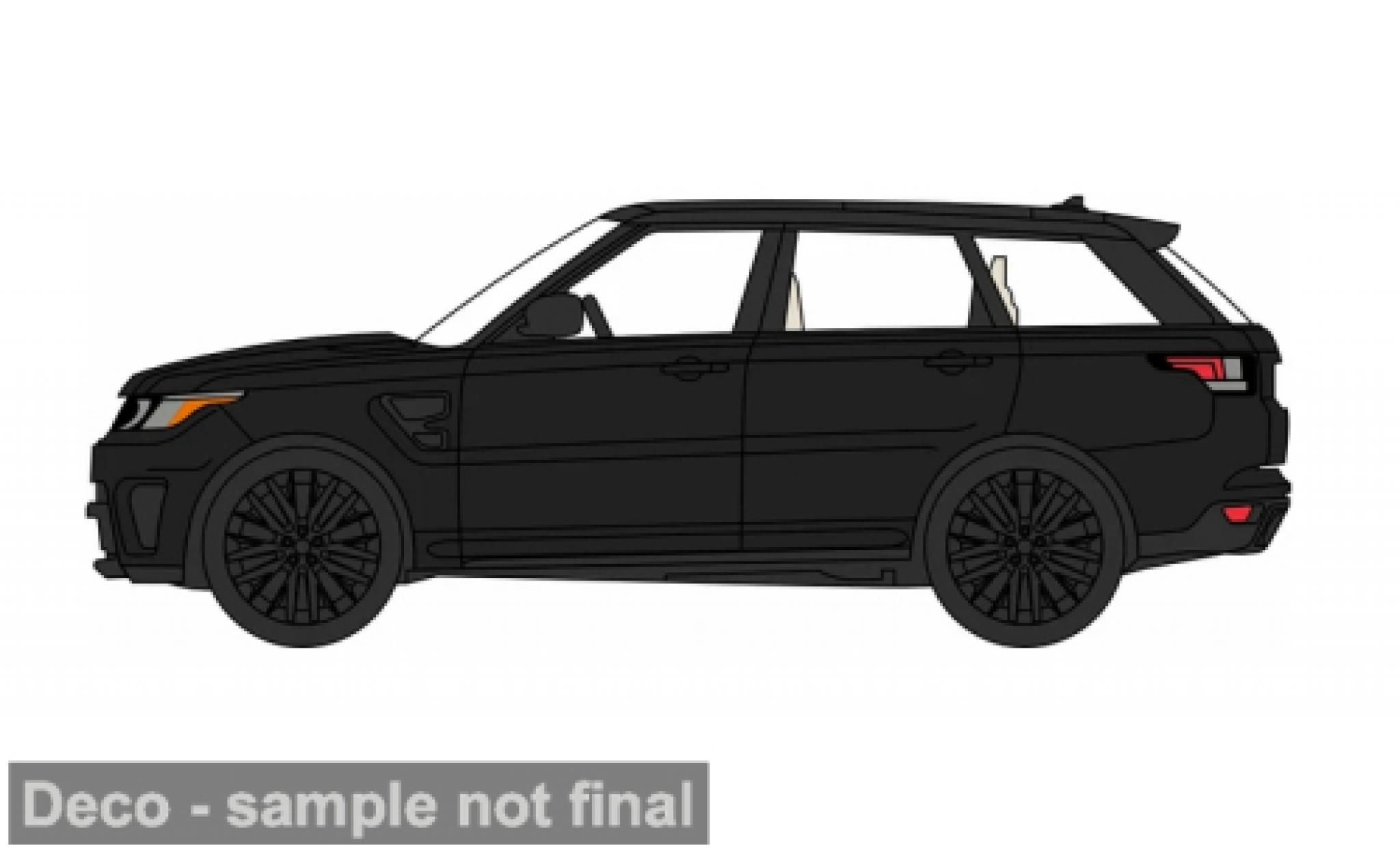 Range Rover Sport 1/76 Oxford schwarz 1:76 diecast model cars