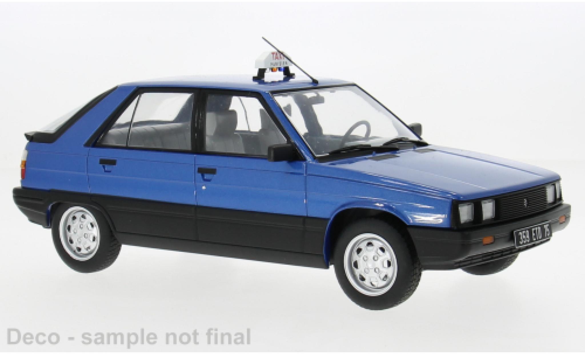 Renault 11 1/18 MCG GTL blau 1985 Taxi (F) 1:18 diecast model cars