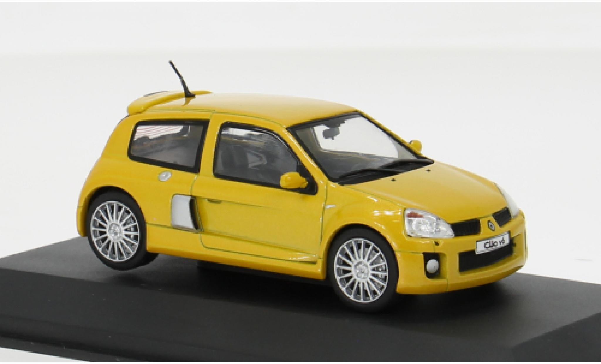 Renault Clio 1/43 Solido V6 Phase 2 gelb 1:43 diecast model cars