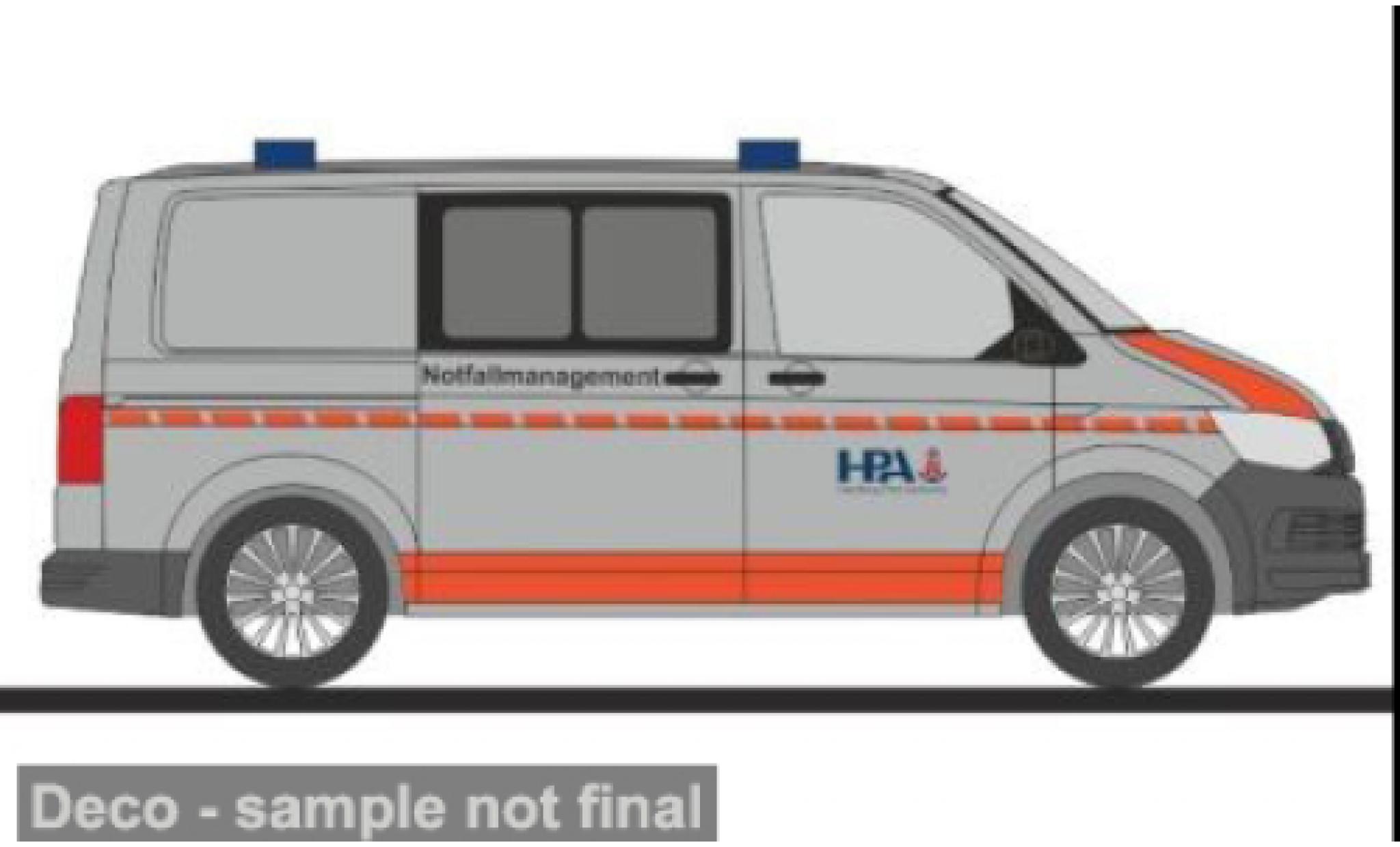 Volkswagen T6 Rietze Notfallmanagement HPA 1:87 diecast model cars
