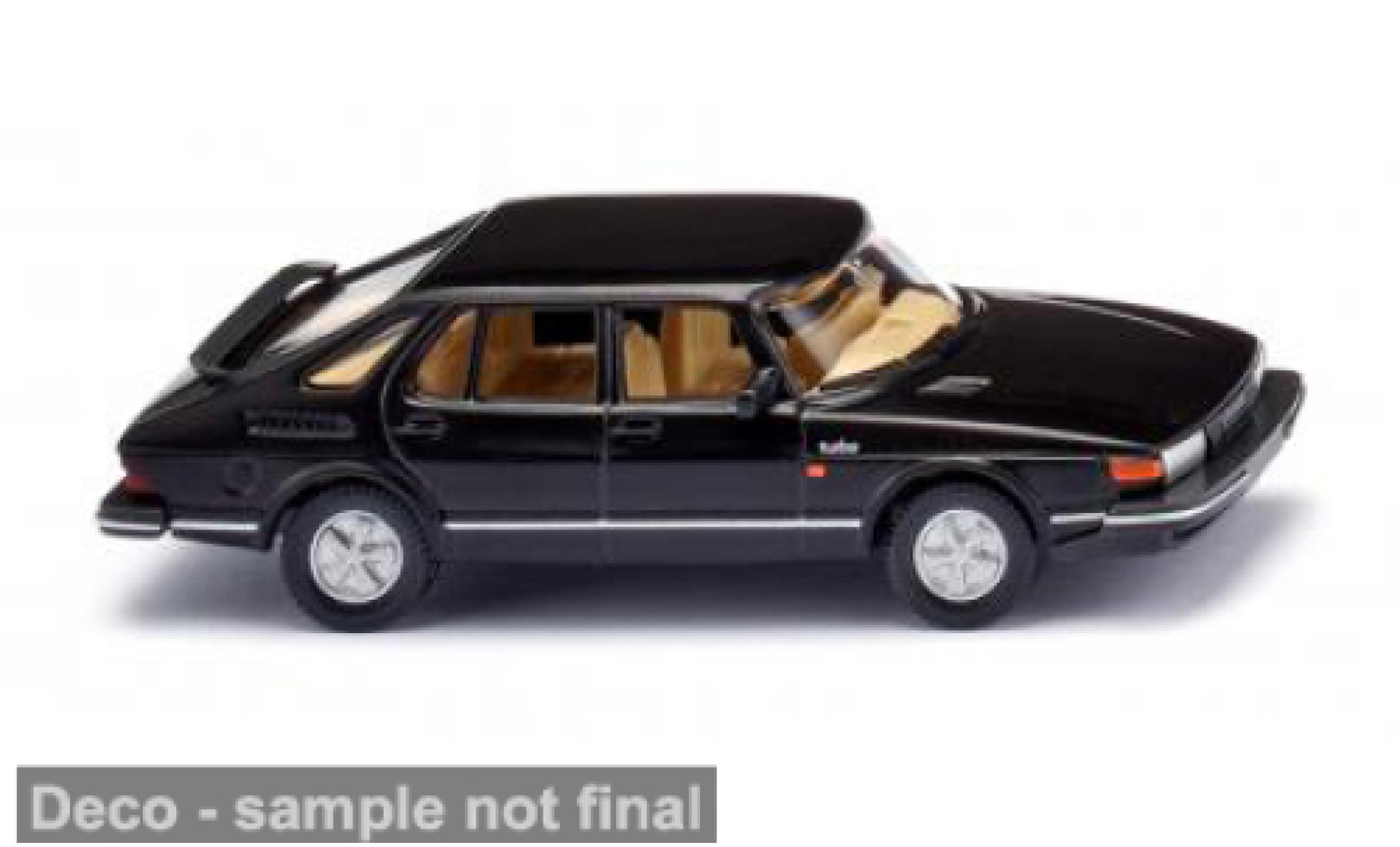 Saab 900 1/87 Wiking Turbo schwarz 1978 1:87 diecast model cars