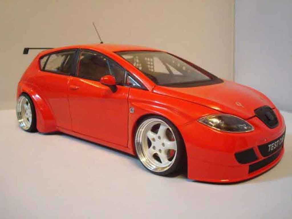 Coche miniatura Seat Leon 1/18 Ottomobile cupra r (1m) rojo 1999