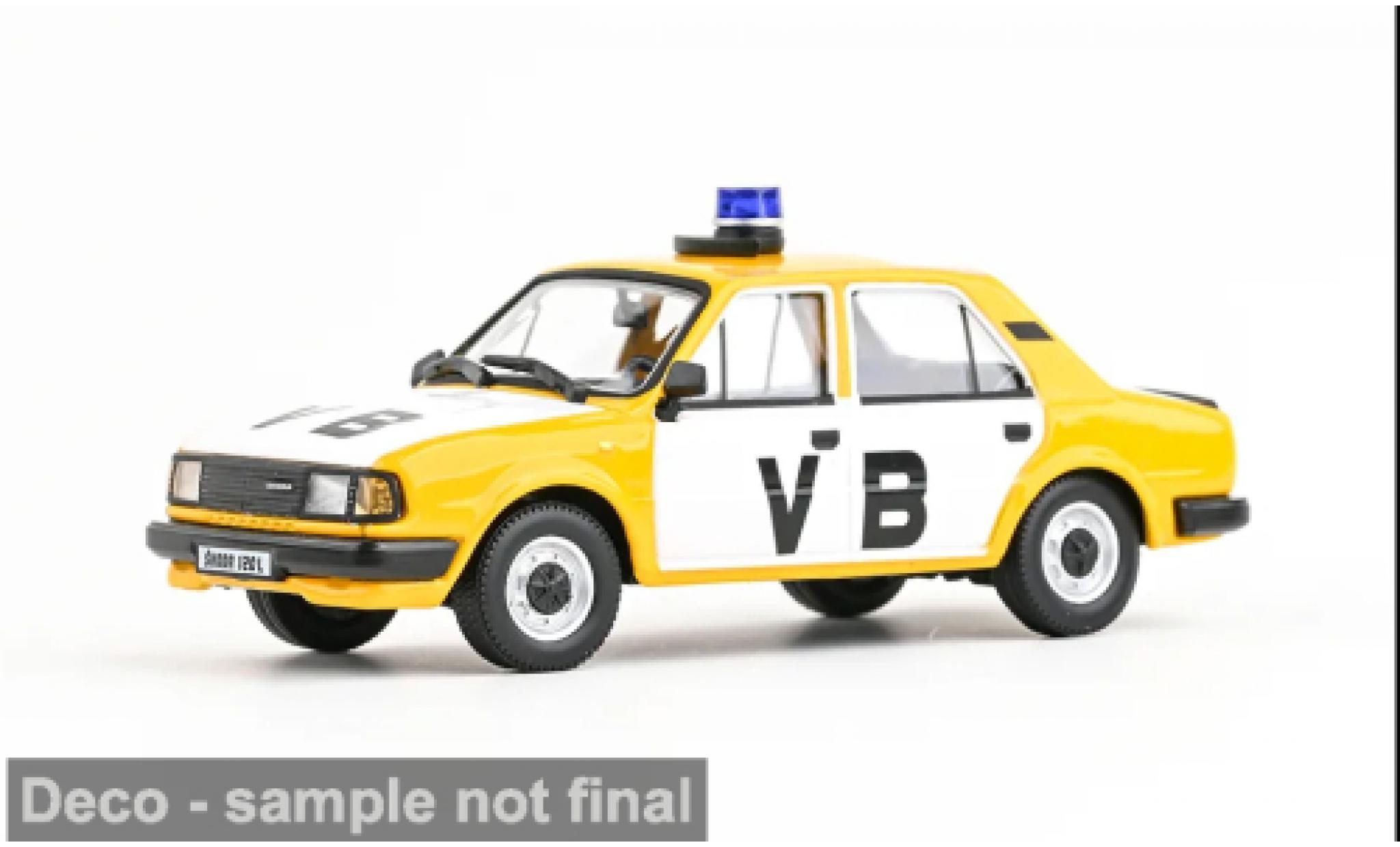 Skoda 120 1/43 Abrex L 1984 Czechoslovak Communist Police 1:43 diecast model cars