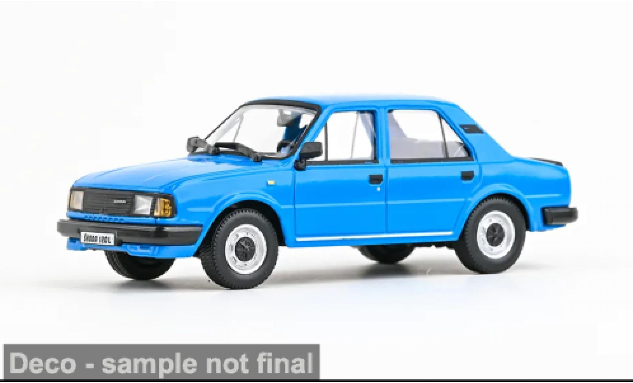 Skoda 120 1/43 Abrex L blau 1984 1:43 diecast model cars