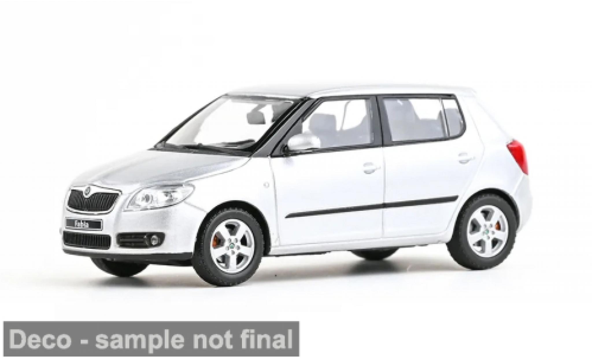 Skoda Fabia 1/43 Abrex II silber 2006 1:43 diecast model cars