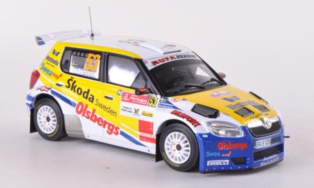 Diecast model cars Skoda Fabia 1/18 IXO R5 No.1 Rallye Condroz 2018 K.Meeke/R.Jamoul  