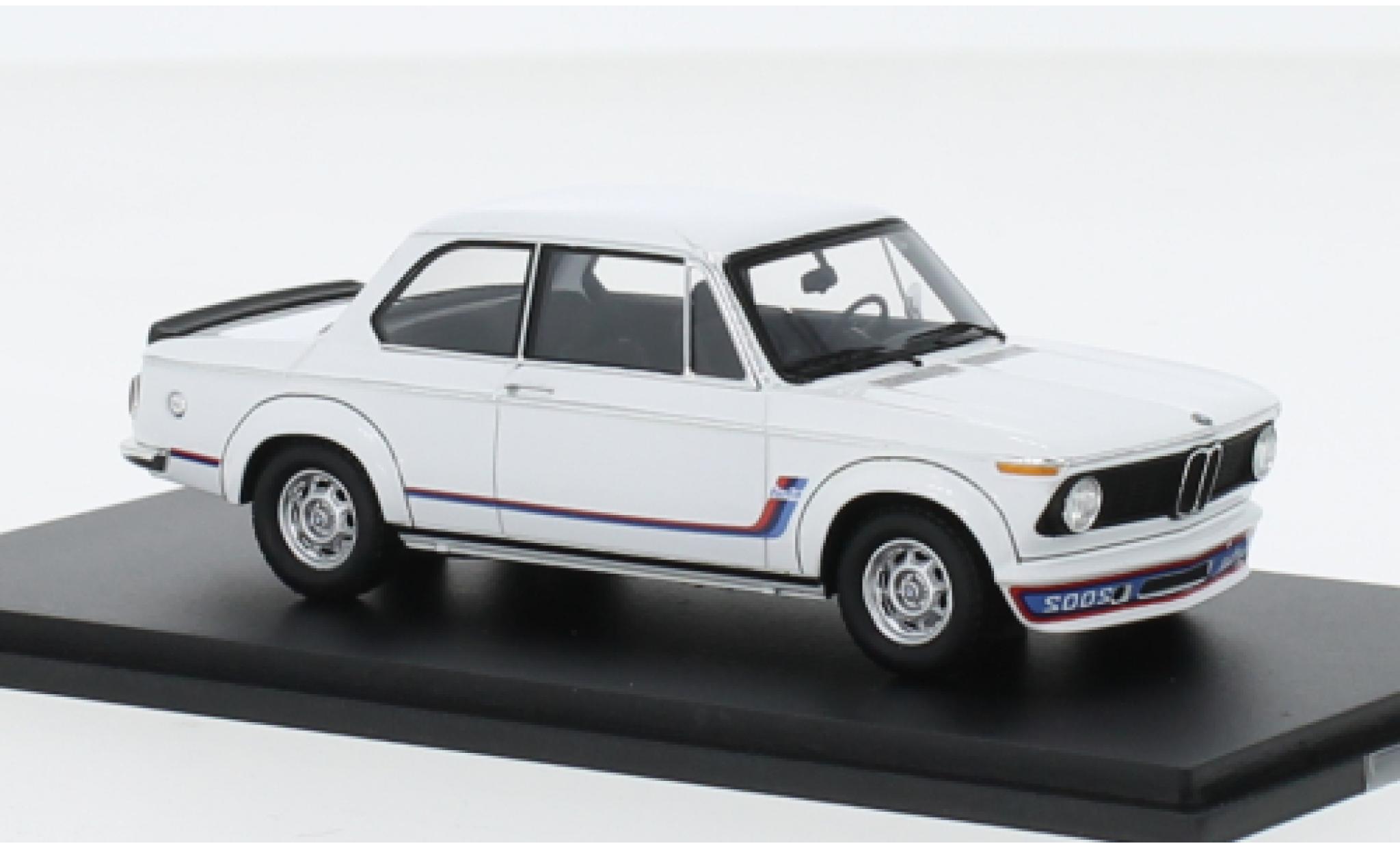 Diecast model cars Bmw 2002 1/18 Spark Turbo white 1973