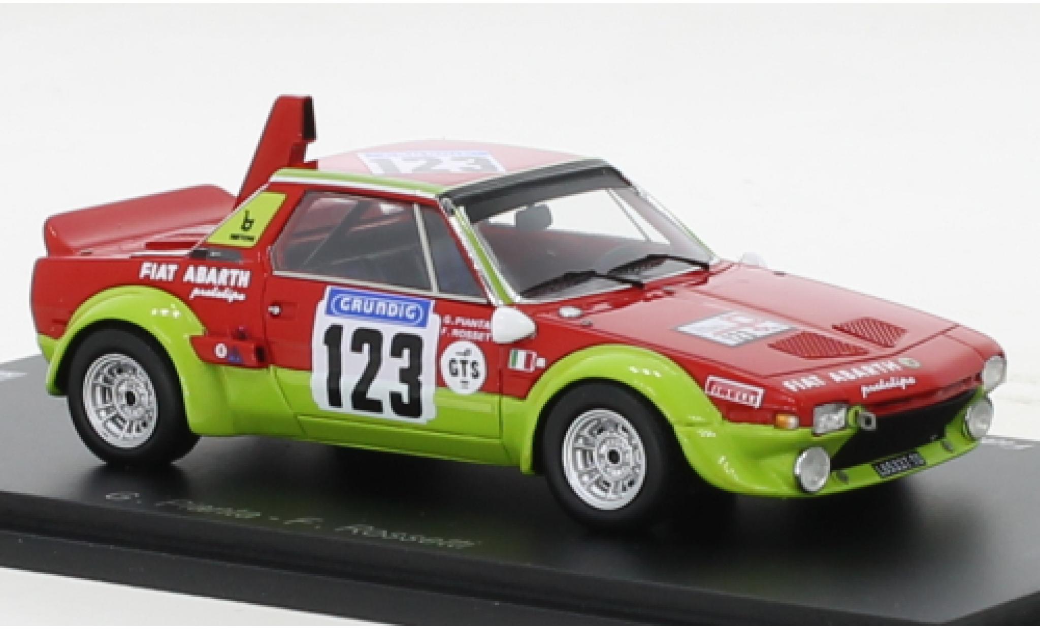 Diecast model cars Fiat X 1/9 1/18 Minichamps blue 1972 Diecast model cars Fiat X 1/9 1/18 Minichamps blue 1972
