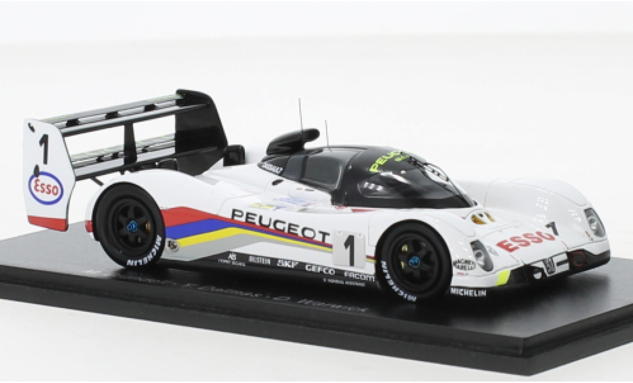 Diecast model cars Peugeot 905 1993 1/43 Spark 1993 EV1 Ter No.2