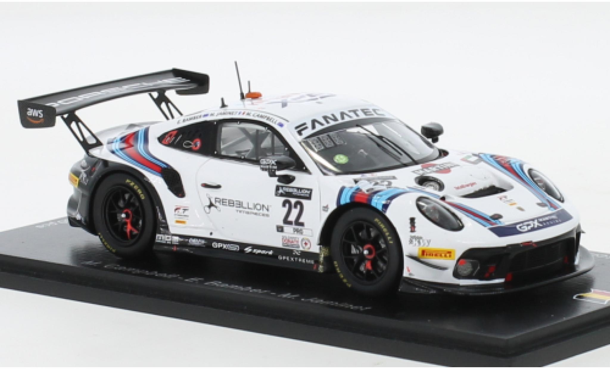 Spark 1:43 Porsche 911 GT3 R #22 24h Spa 2021 Bamber