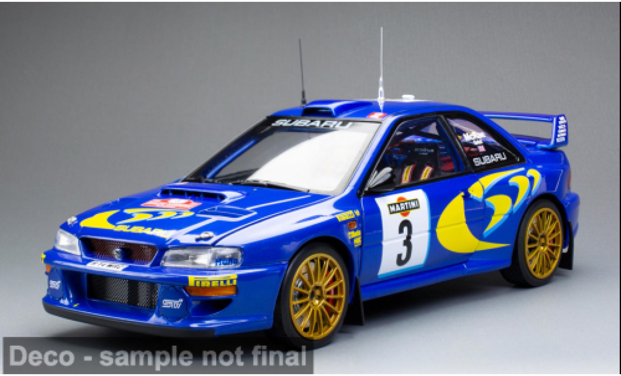 Subaru Impreza 1/18 Sun Star S5 WRC Rally San Remo 1998 #3 C.McRae/N.Grist 1:18 diecast model cars