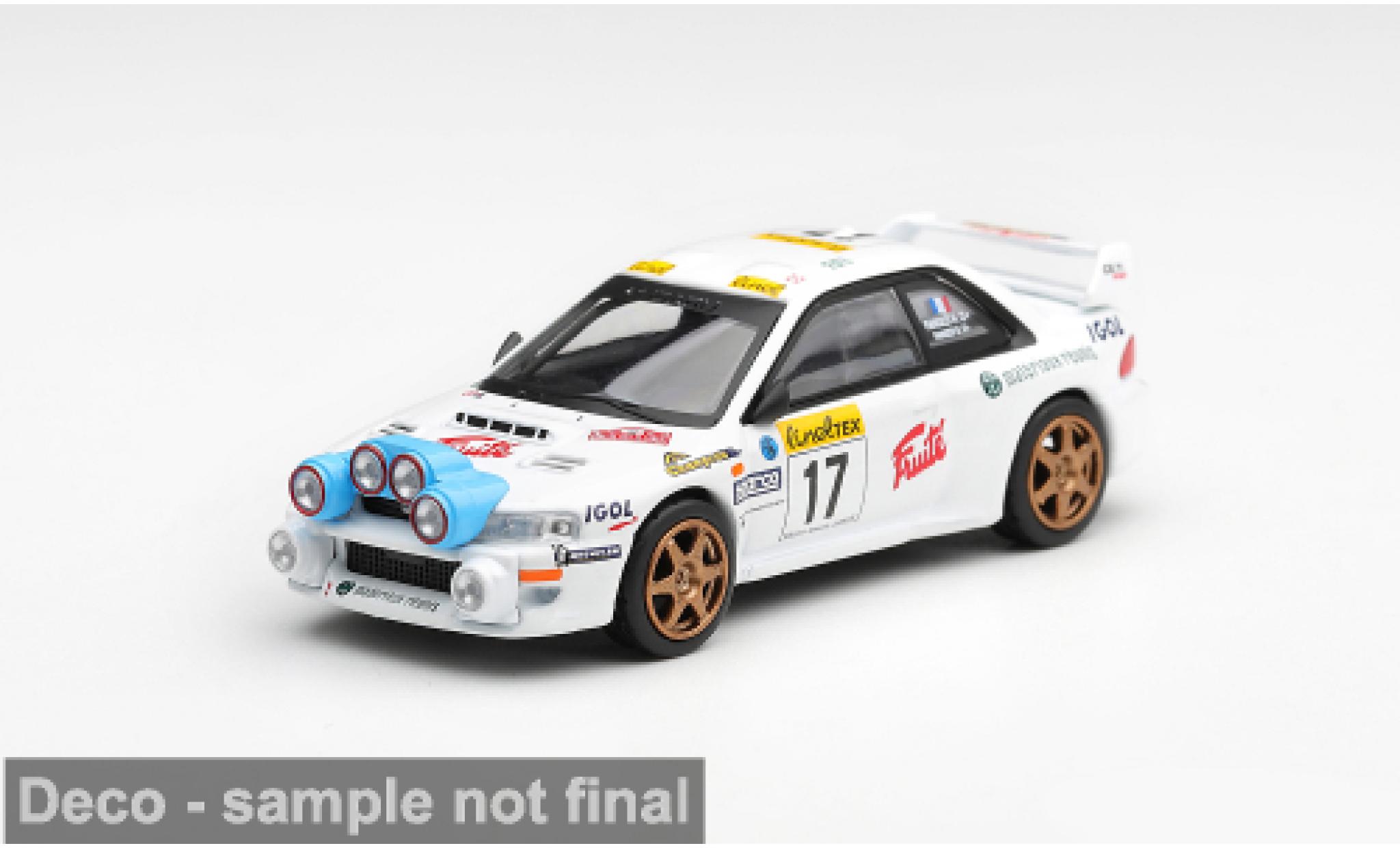 Subaru Impreza 1/64 Mini GT WRC98 Rally Monte Carlo 1999 1:64 diecast model cars