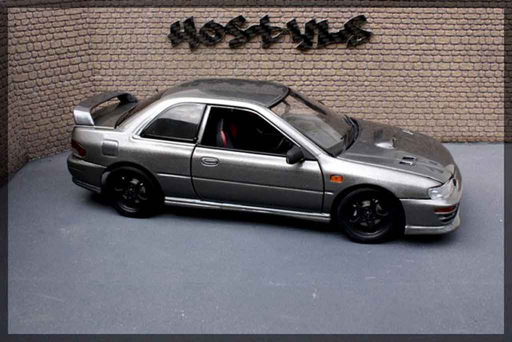 Subaru Impreza WRX Type R 1/18 Autoart WRX Type R gt turbo sti grey carbone diecast model cars