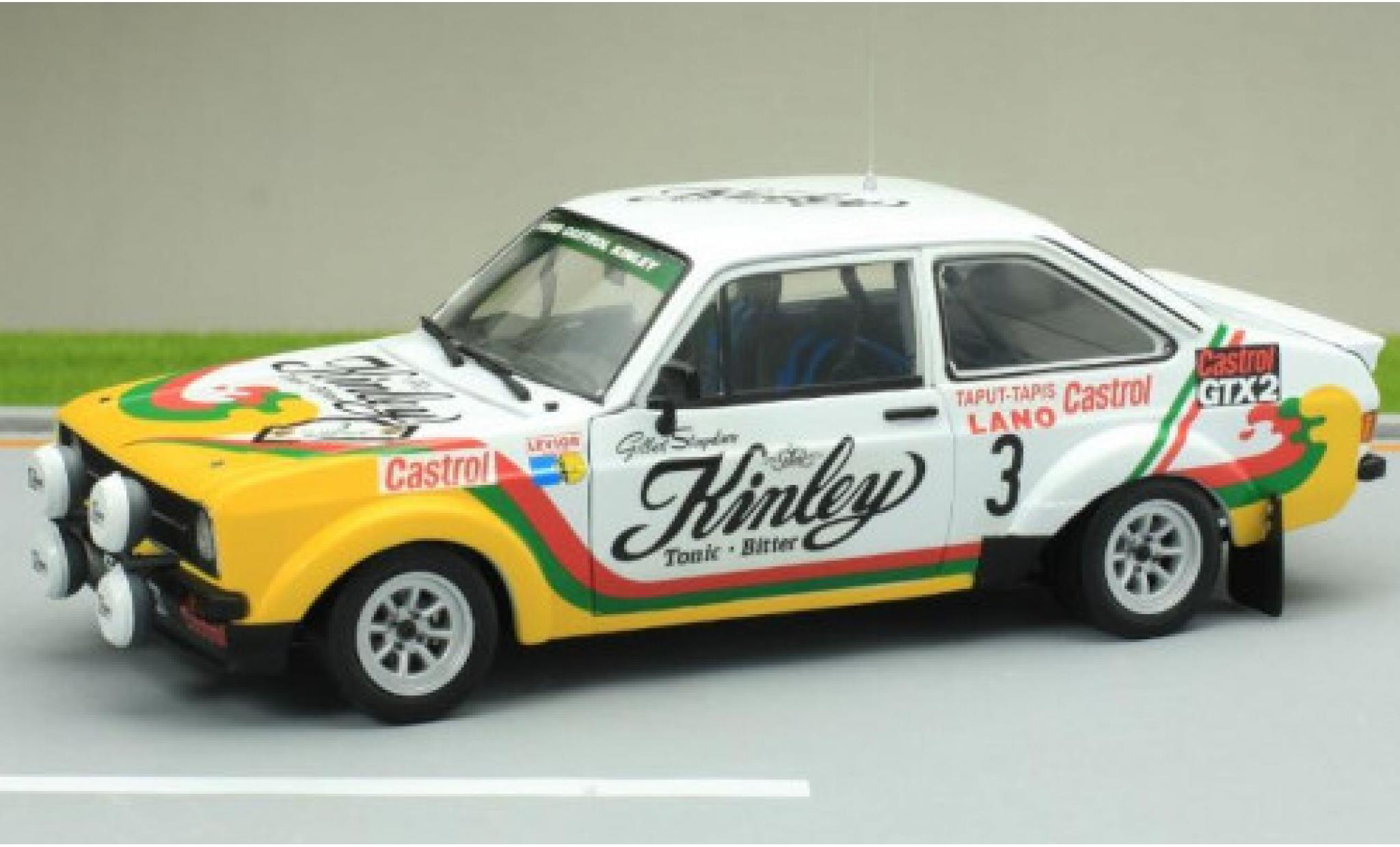 New Colours Sun Star 1976 Ford Escort MKII RS Mexico • DiecastSociety.com