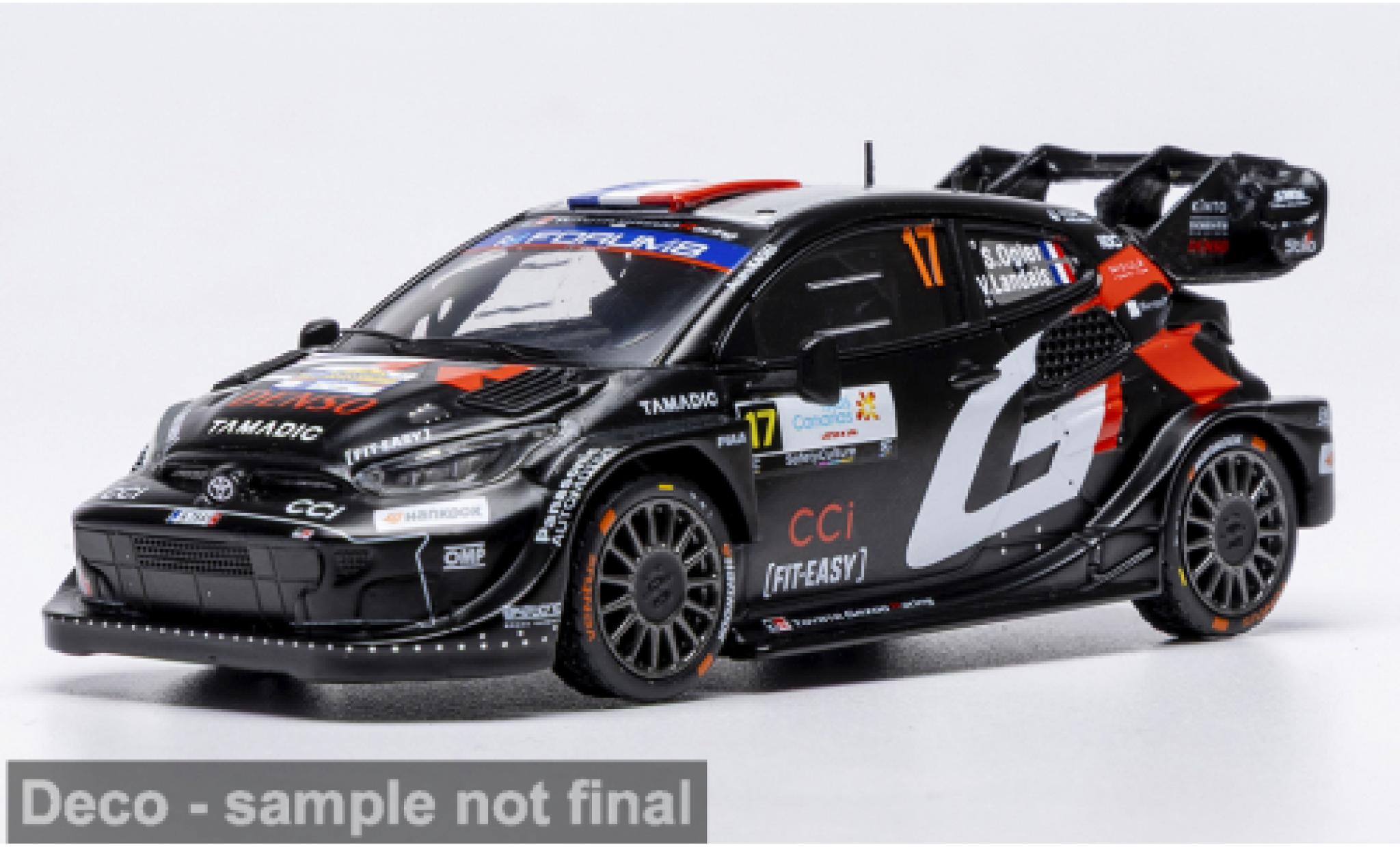 Toyota Yaris 1/43 IXO GR Rally1 Rally Islas Canaris 2025 #69 K.Rovanperä/J.Halttunen 1:43 diecast model cars