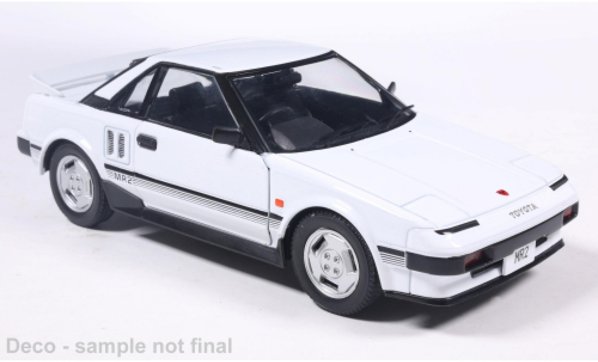 Toyota MR 1/24 WhiteBox 2 weiss 1984 1:24 diecast model cars