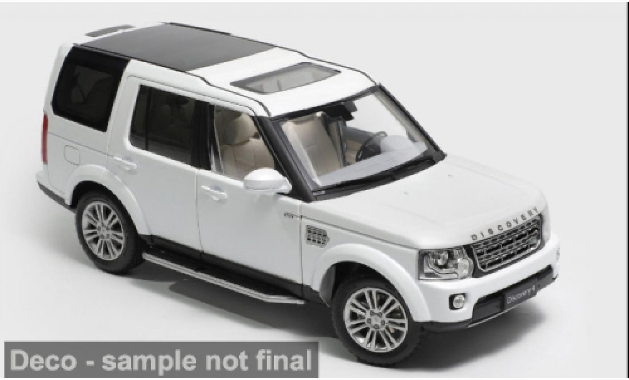 Land Rover Range Rover 1/18 WhelArt Discovery 4 weiss 2009 1:18 diecast model cars