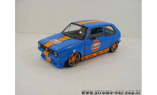 Volkswagen Golf GTI 1/18 Solido gulf blue diecast model cars