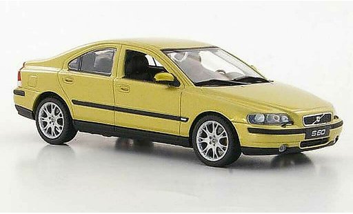Volvo S60 Base 1/43 Minichamps gold diecast model cars