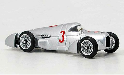 Auto Union Rekordwagen record 1/43 Brumm 1935 grey metallisee 1935 diecast model cars