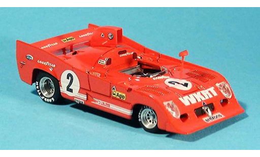 Alfa Romeo 33.3 tt12 1/43 Brumm 1975 tt 12 no. 2 merzario lafitte 1000 km monza diecast model cars