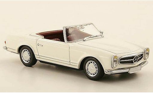 Mercedes 230 SL 1/43 Minichamps (W113) white diecast model cars