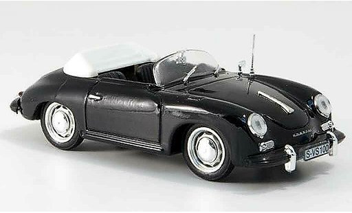 Porsche 356 1963 1/43 Brumm C Spyder black geoffnetes hood diecast model cars