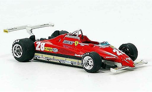 Ferrari 126 C2 1/43 Brumm no.28 d.pironi gp long beach diecast model cars