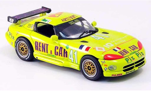 Dodge Viper RT 10 1/43 Eagle No.41 Rent a Car Le Mans 1994 diecast model cars