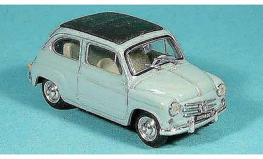 Fiat 600 D 1/43 Brumm closed blue 1960 diecast model cars