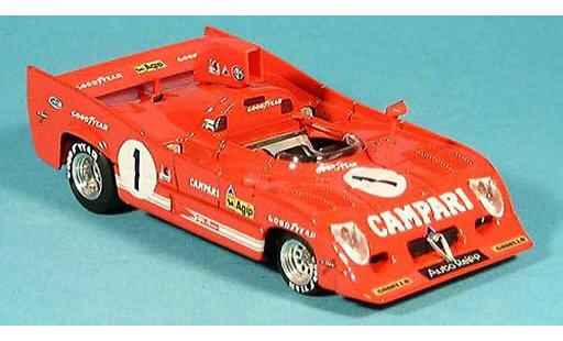 Alfa Romeo 33.3 tt12 1/43 Brumm 1975 tt 12 no.1 merzario ickx zweiter 1000 km spa 1975 diecast model cars