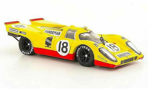 Porsche 917 1970 1/43 Brumm No.18 Sandeman Piper/v.Lennep 24h Le Mans diecast model cars