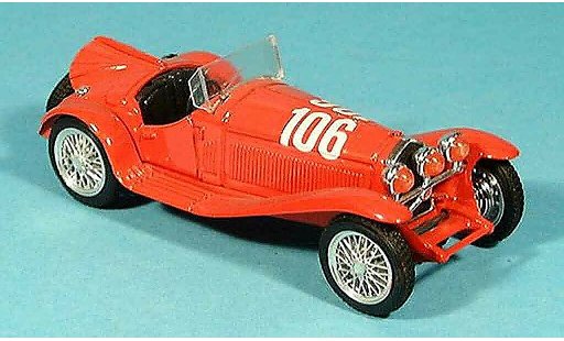 Alfa Romeo 2300 mille miglia 1/43 Brumm no.106 red hp 142 1932 diecast model cars