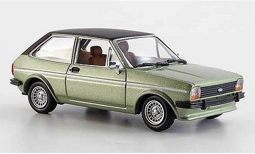 Ford Fiesta MKI 1/43 Solido lindgreen/black 1978 diecast model cars