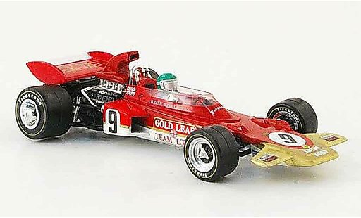 Lotus 72 Base 1/43 Quartzo no.9 or leaf r.wisell gp Germany 1971 diecast model cars