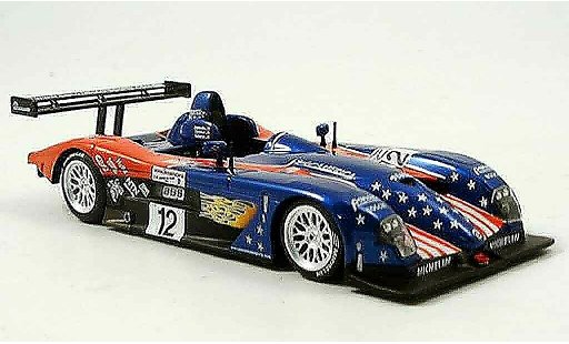 Panoz LMP01 Le Mans 1/43 IXO No 12 Jeannette Donohue Auberlen Le Mans 2002 diecast model cars