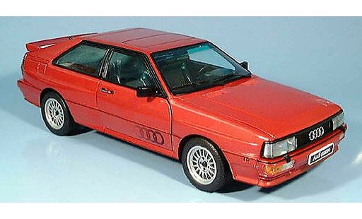 Audi Quattro coupe 1/18 Autoart red 1988 diecast model cars