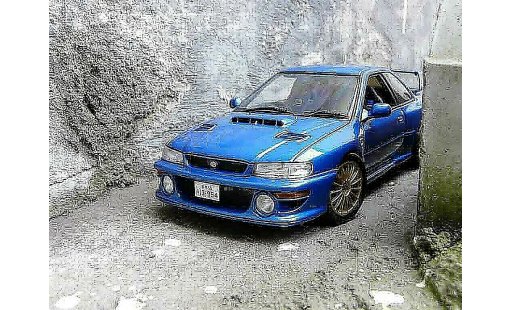Subaru Impreza 22B 1/18 Autoart jantes diecast model cars