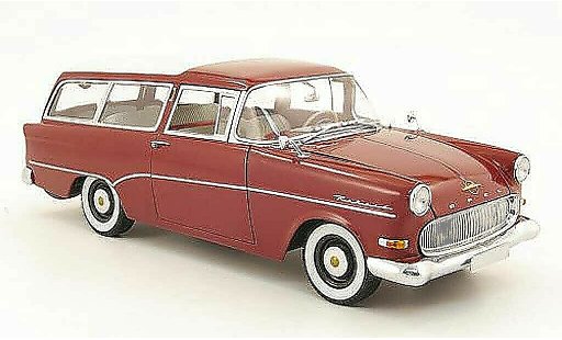 Opel Rekord P1 1/18 Minichamps caravan red diecast model cars