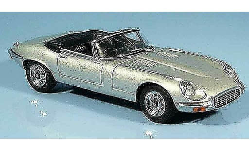Jaguar E-Type Cabriolet 1/43 Autoart serie iii grey metallisee diecast model cars